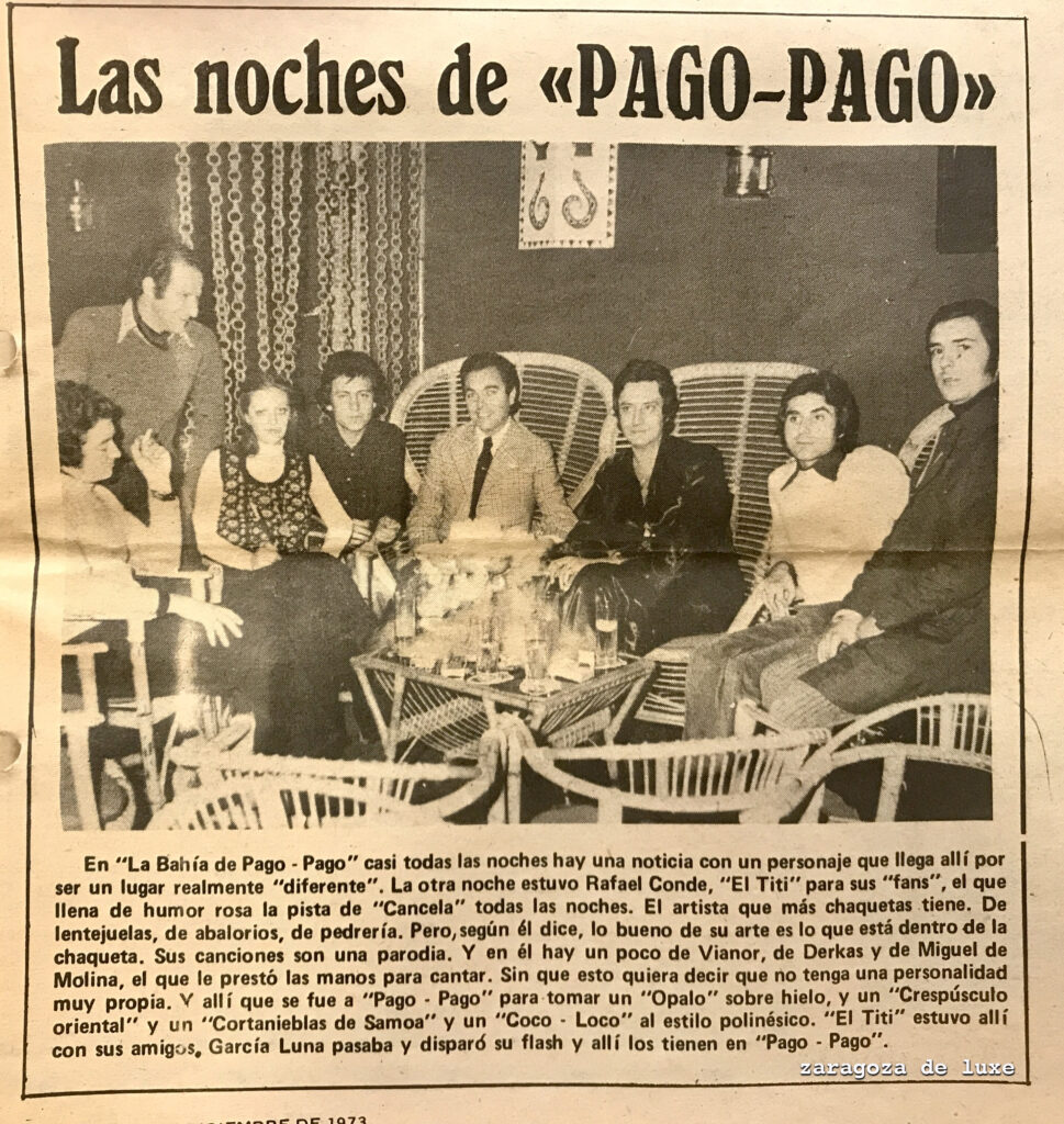 Visita de El Titi a Bahía de Pago Pago, 11 de diciembre de 1973